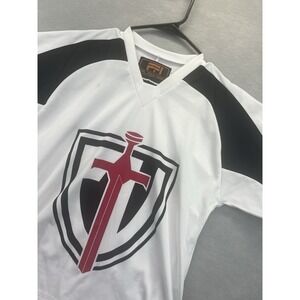 FLOW Hockey Jersey Youth S/m Franklin Vanguard #1 White Black #1 Flowy